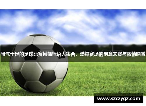 骚气十足的足球比赛横幅标语大集合，燃爆赛场的创意文案与激情呐喊